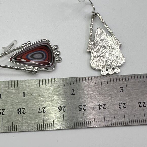 Statement‎ Dangle Earrings Colorful Triangle Design Fashion Jewelry - Picture 5 of 8